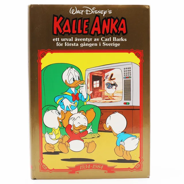 WALT DISNEY. ARTON VOLYMER AV KALLE ANKA. ETT URVAL ÄVENTYR AV CARL BARKS FÖR FÖRSTA GÅNGEN I SVERIGE I MYCKET GOD KONDITION.