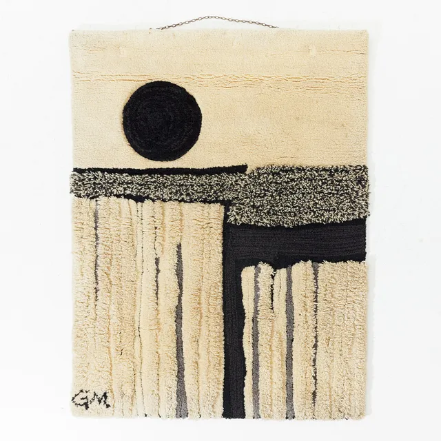 GILBERT MARKLUND. Väggbonad, “Sol på vittrad mur”, Kasthall ateljé, Nr: V604, 3/50.