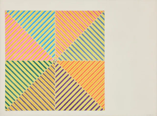 FRANK STELLA. "Sidi Ifni" from "Hommage à Picasso".