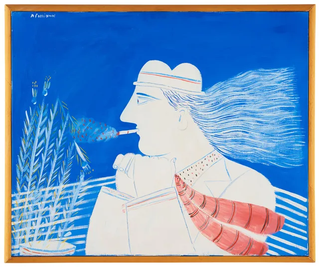 Alexandre Fassianos, Le fumeur.