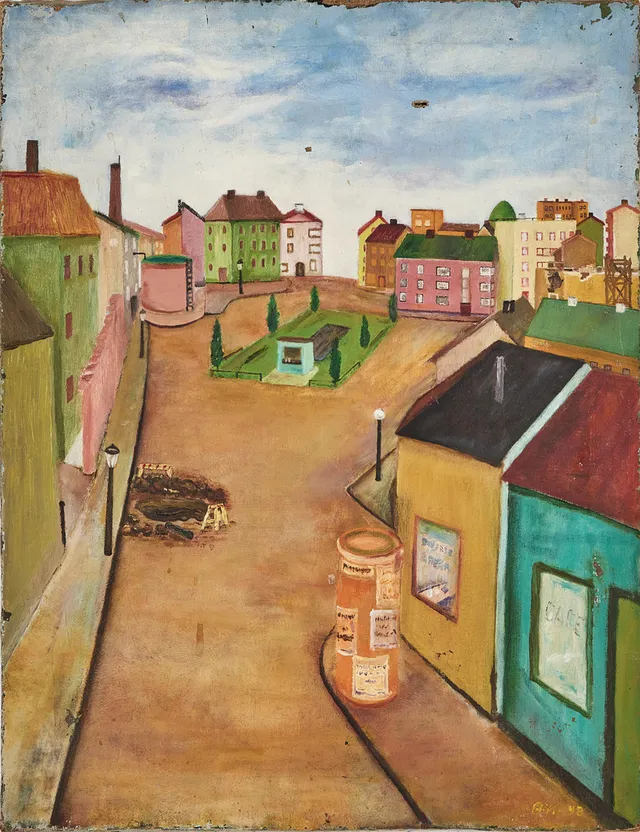 ARVID WIDERBERG. Stadsbild.