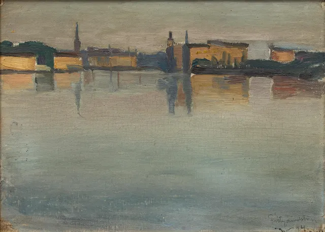 Fritz Lindström, Riddarfjärden.