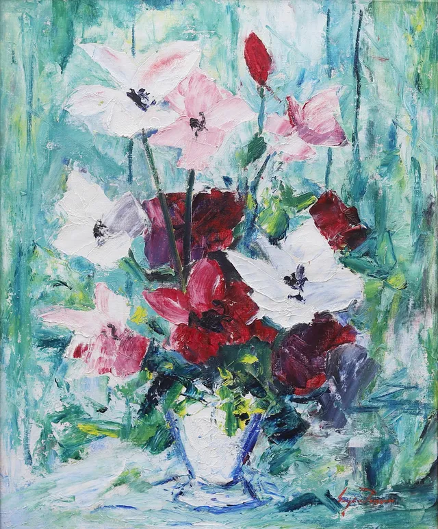 EUGEN PERSSON (1892-1978). Stilleben, olja på duk, signerad.