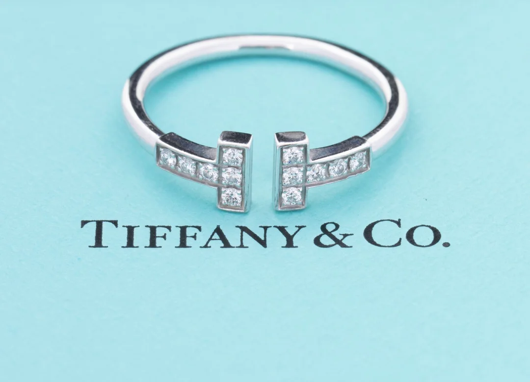 Tiffany & Co. T Diamond Wire ring, approx. 0.13 ct Ring size 54 — Jewellery/Rings — Lauritz