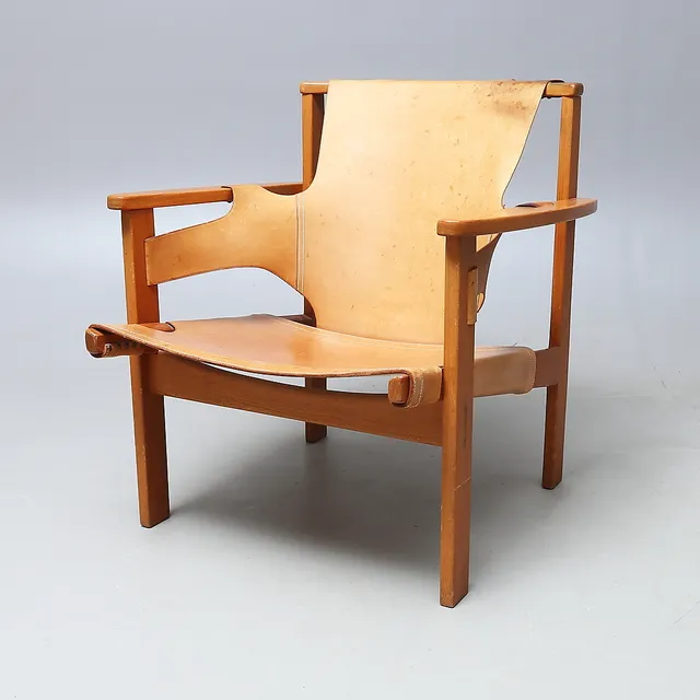 KARMSTOL / FÅTÖLJ, "Trienna", Carl-Axel Acking, 1950/60-tal.