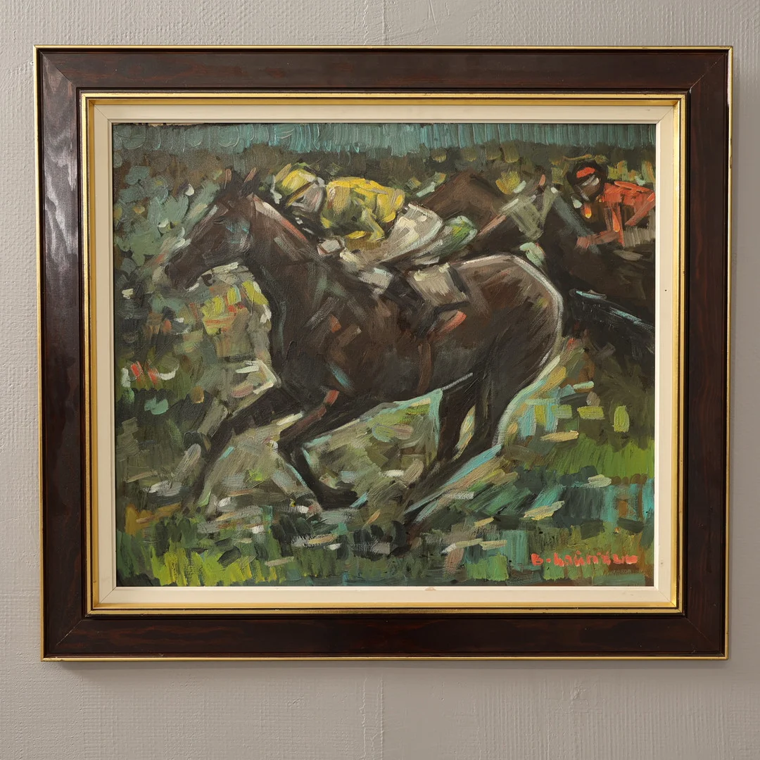 BENDT LAURIDSEN. OLJA PÅ DUK signerad. — Paintings — Höörs Auktionshall