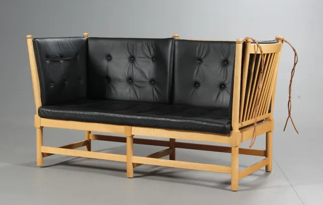 Børge Mogensen. Spoke-back sofa in beech, model 1789