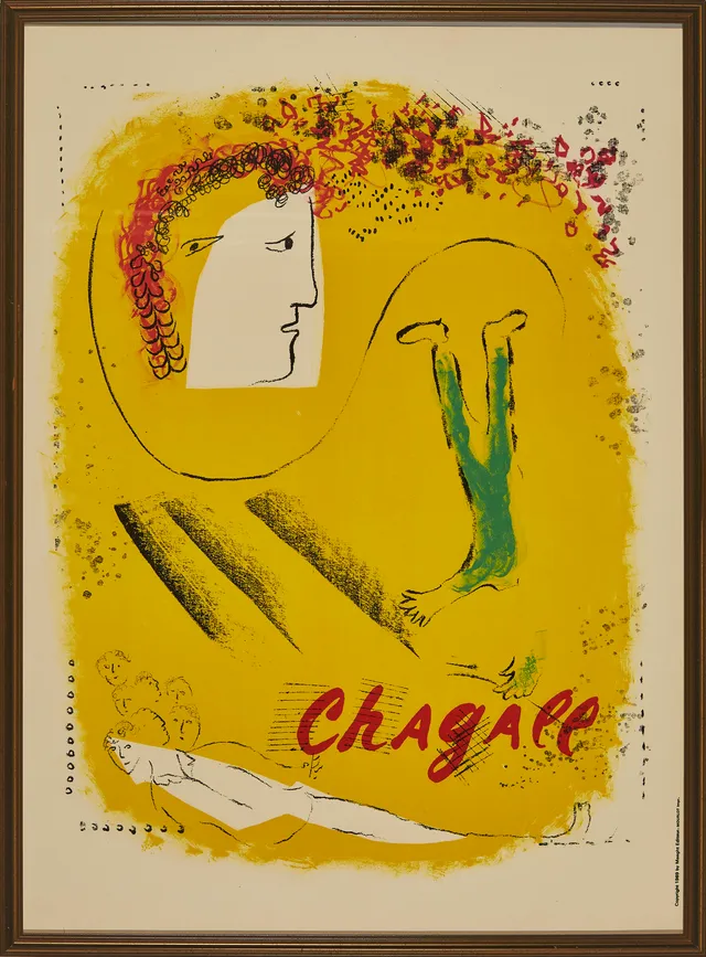 Chagall, Marc — Le fond jaune, 1969
