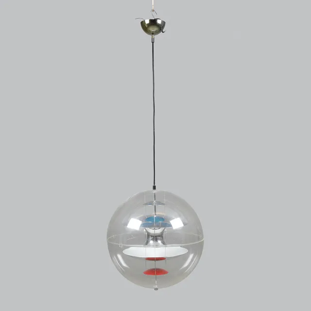 VERNER PANTON. Verpan. VP-Globe pendel, Ø 50 cm.