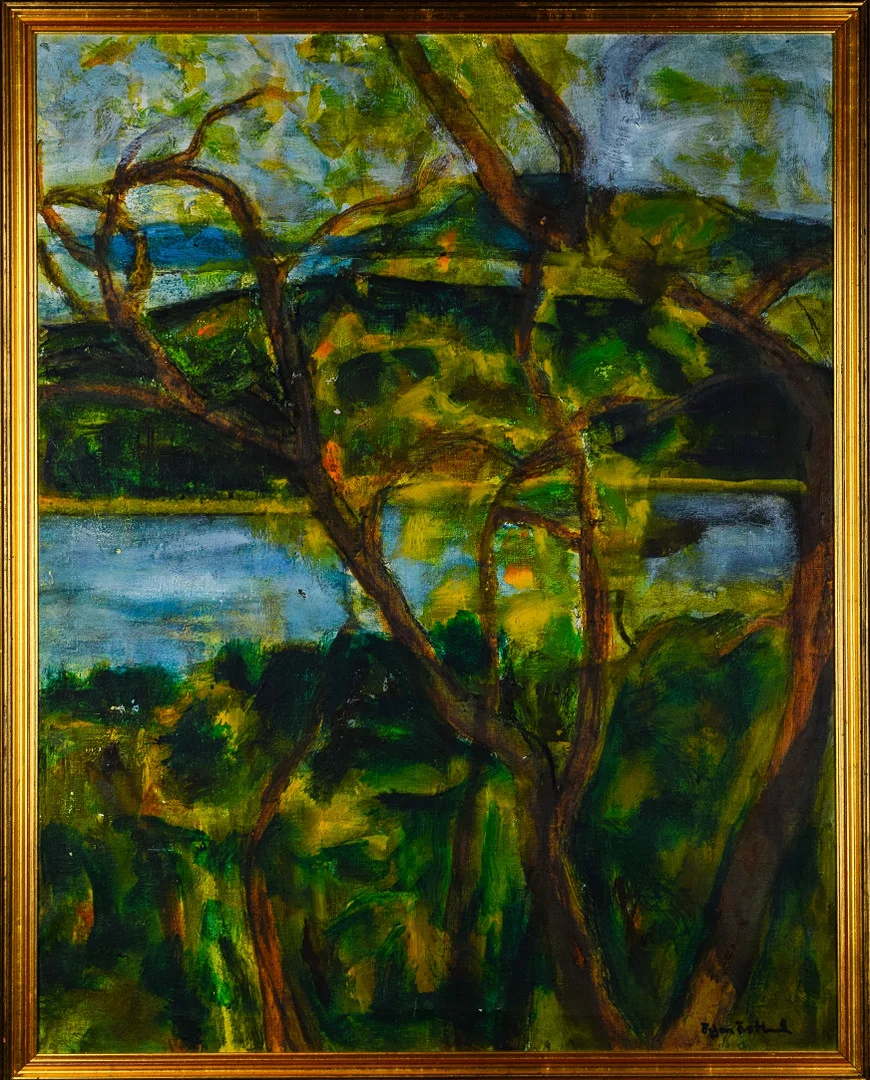 ÖRJAN ÖSTLUND. OLJA PÅ DUK. — Paintings — Norrlands Auktionsverk
