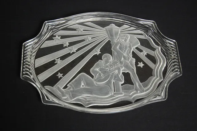 FAT, glas, Art Deco, 1900-talets första hälft.