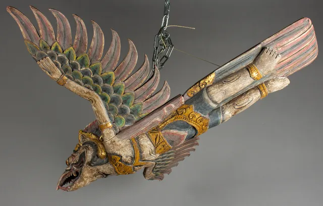 Holzfigur. Garuda. Bali. 20.Jh.