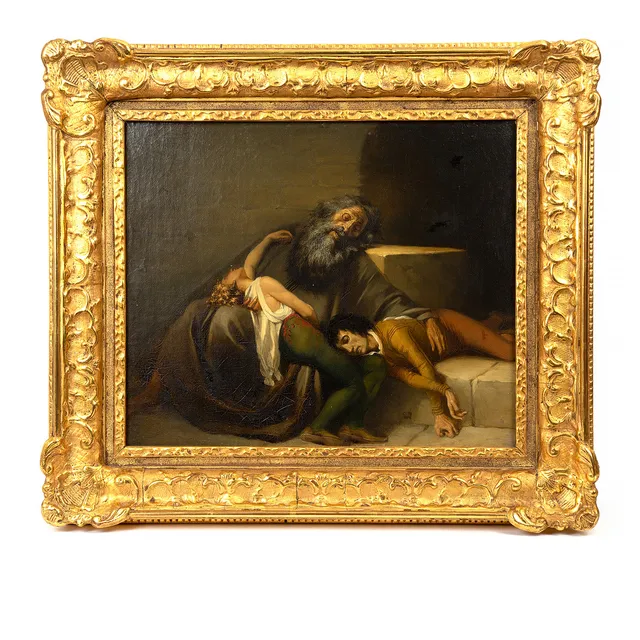 CARL WAHLBOM (1810-1858), tillskriven, olja på duk.