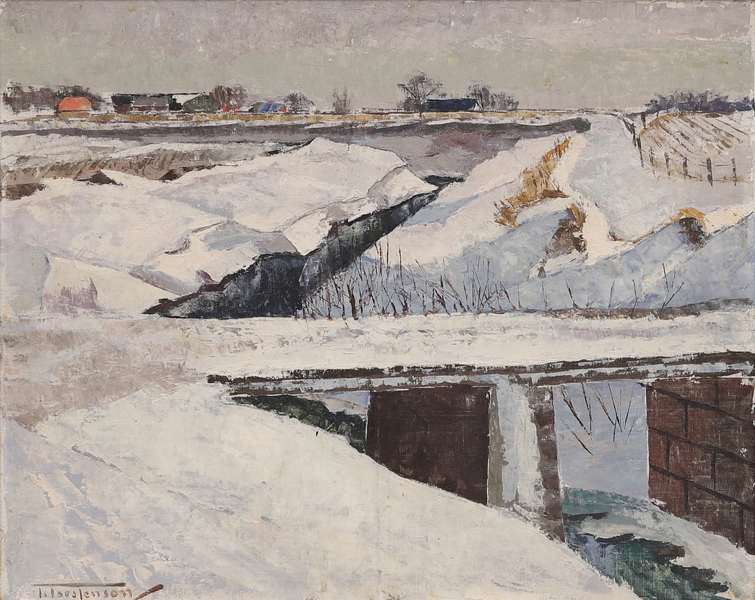 TORSTEN TORSTENSON. "Trydeån", signerad. — Paintings — Crafoord Auktioner Malmö