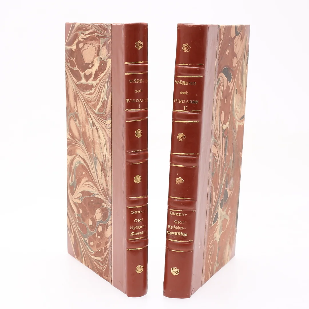 GUNNAR OLOF HYLTÉN-CAVALLIUS. "Wärend och Wirdarne", 2 band, 1863, 1864. — Books, Maps & Manuscripts — Växjö Auktionskammare