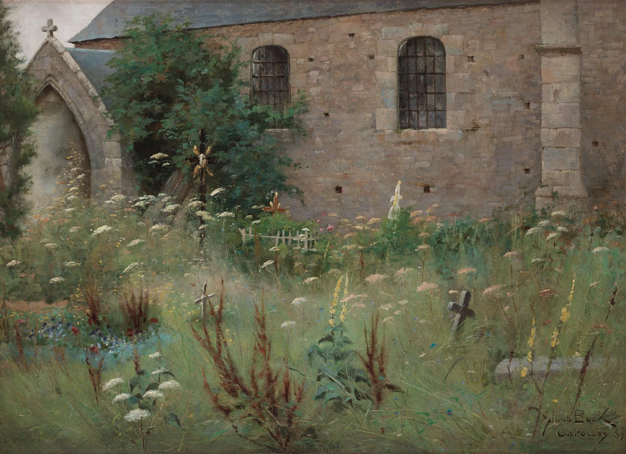 Julia Beck, Motiv från Carolles, Frankrike. — Bukowskis