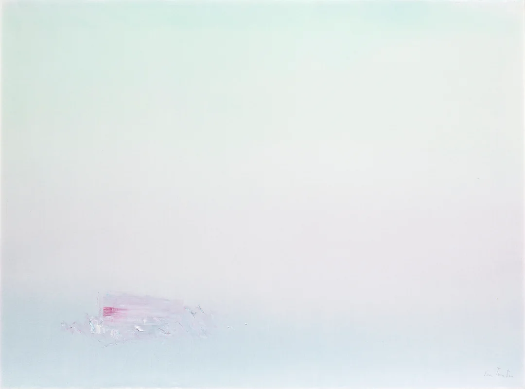 Tveter, Kåre — «Solefall - Vinterkveld» 1987 — Kunst/Maleri — Blomqvist