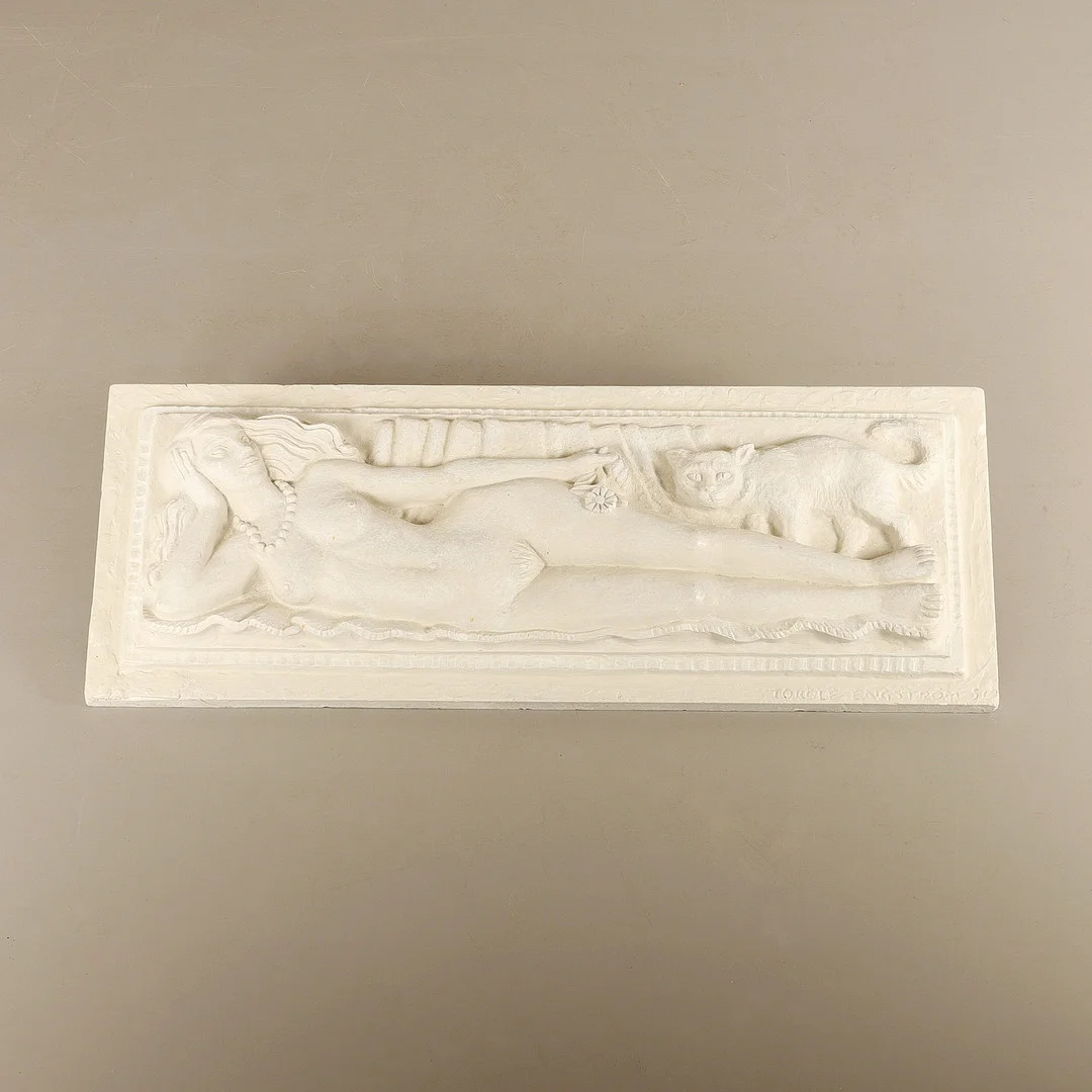 TOROLF ENGSTRÖM. 1909-1987. Väggrelief, 80 x 30 cm, signerad. — Sculptures & Bronzes — Auktionsverket Engelholm