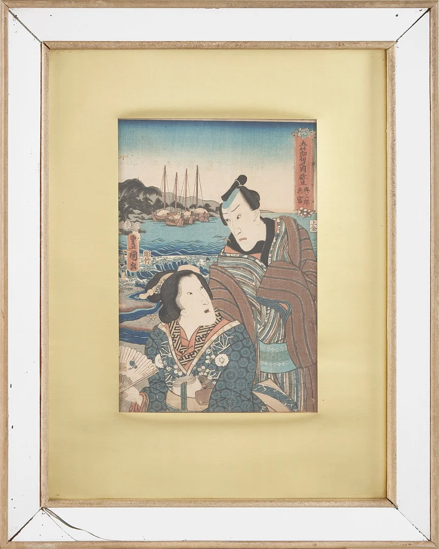 UTAGAWA KUNISADA (TOYOKUNI III, 1786-1865). 2 motiv ur serien "The Five Festivals" (Gosekku no uchi). — Other — Stockholms Auktionsverk Magasin 5