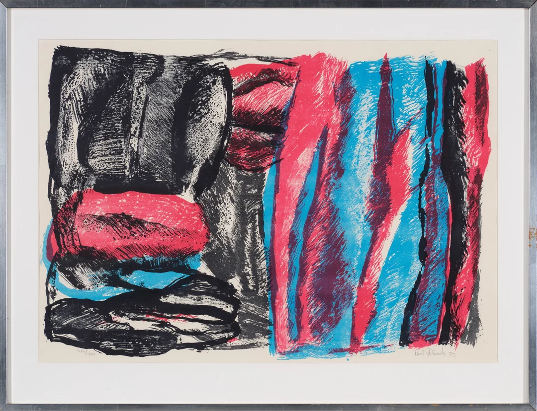 Rumohr, Knut — Komposisjon, 1973 — Kunst/Grafikk — Blomqvist