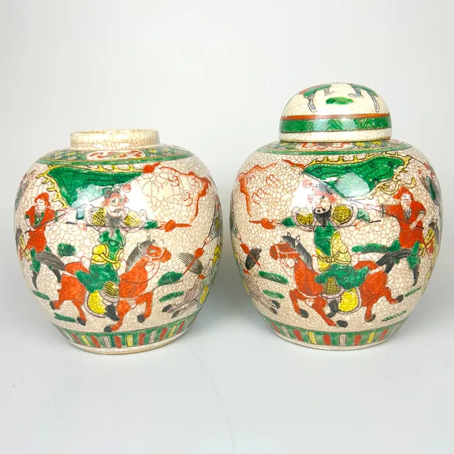 CHINESE GINGER JARS.