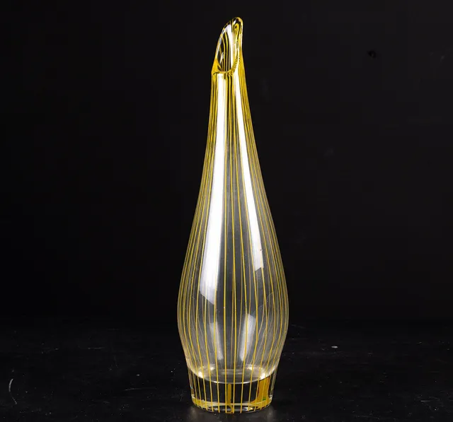 BENGT ORUP. Vas, "Strikt", Johansfors Glasbruk.