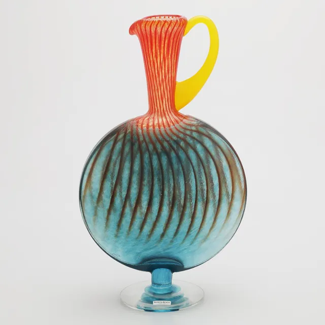 KJELL ENGMAN. Kanna, glas, "Bon Bon", Kosta Boda.