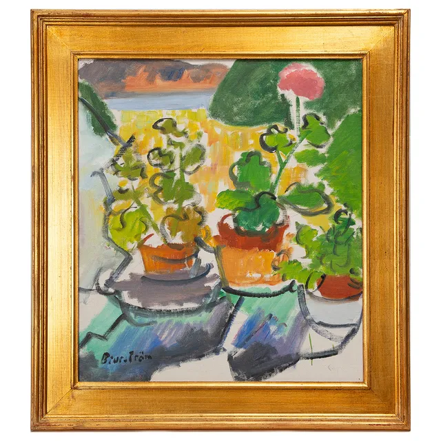 TOR BJURSTRÖM. Pelargoner.