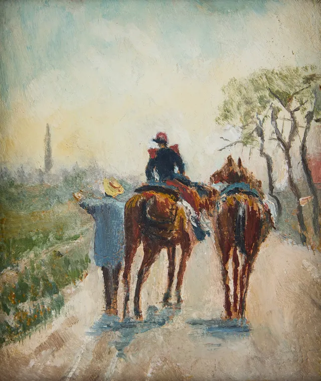 NILS KREUGER. Fransk kavallerist.