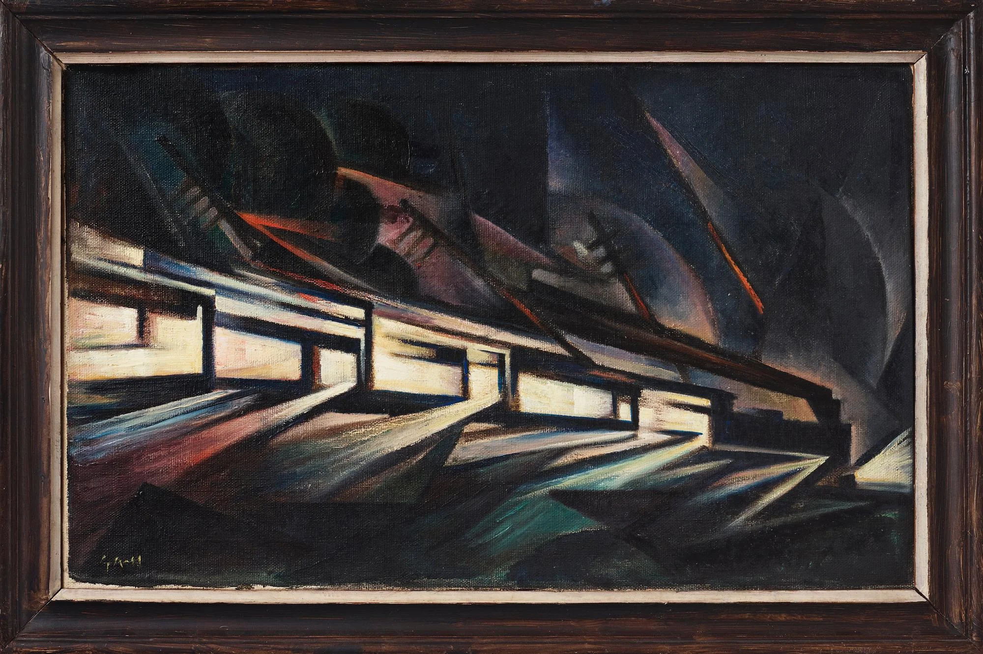 Gösta Adrian-Nilsson, "Snälltåg/Schnellzug". — Bukowskis
