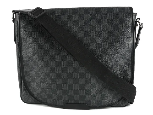 VÄSKA, LOUIS VUITTON, Messenger, Damier Graphite, canvas, 35x27x7cm.