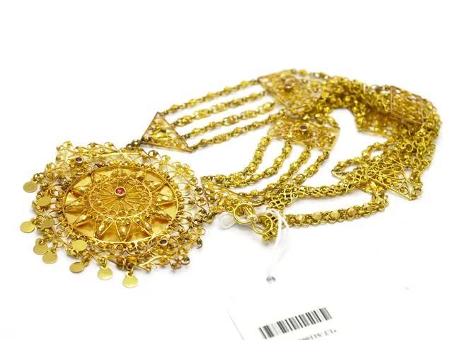 Parti guld 21K buckligt 70g