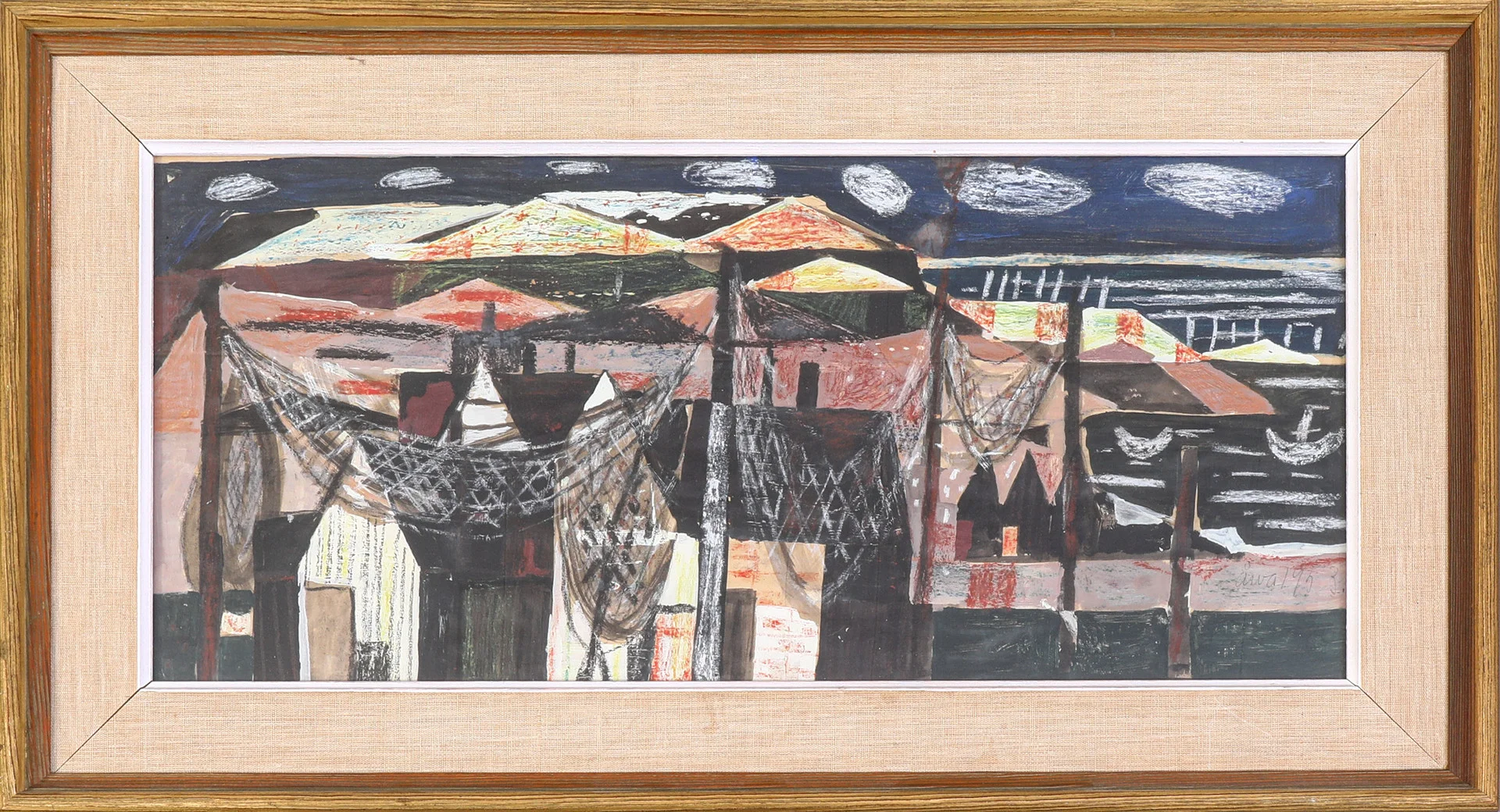 ÅKE WILHELM ANDERSSON. Olja på duk, signerad åwa samt daterad 1953. — Paintings — Södermanlands Auktionsverk