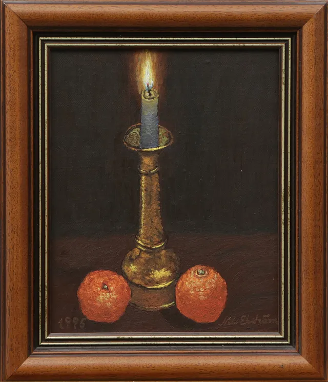 NILS EKSTRÖM. OLJA, på duk, signerad, 1995.