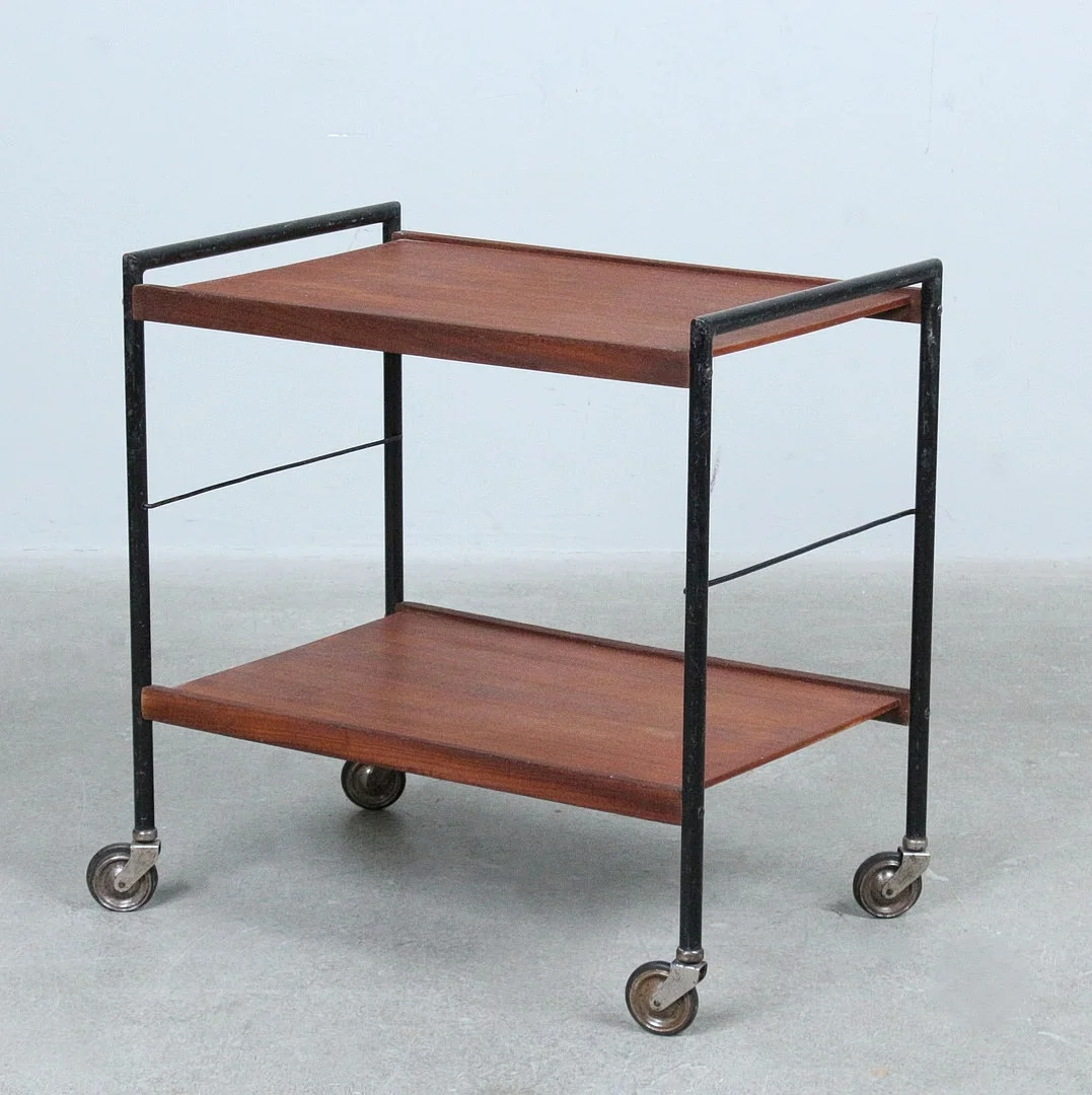 Barwagen / Servierwagen, 1960er Jahre. — Tables — Stockholms Auktionsverk Düsseldorf/Neuss