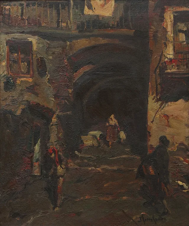 JOSEP SERRASANTA. Urban view.