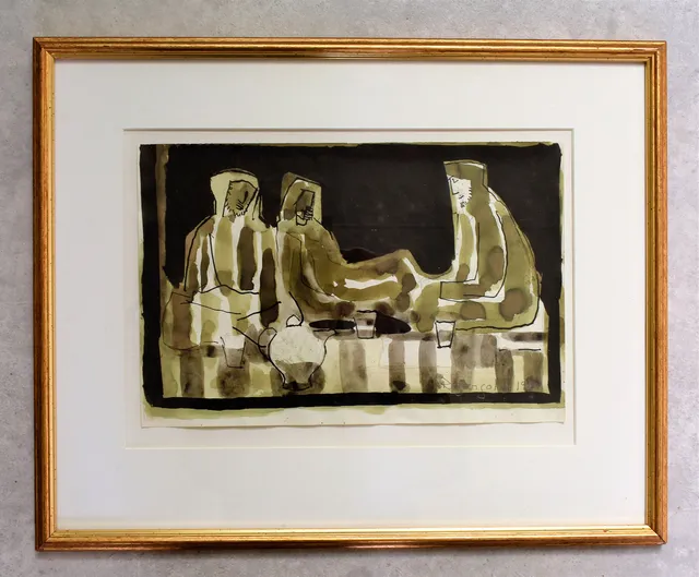 LENNART ROSENSOHN. 1918-1994 akvarell signerad, daterad 1981.