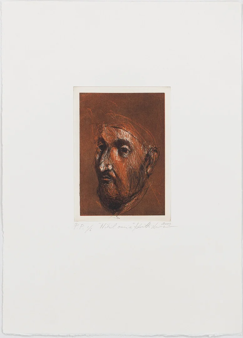 KUUTTI LAVONEN. "Nihil Omnia", etsning, oramat blad. — Engravings & Prints — Stockholms Auktionsverk Helsingborg