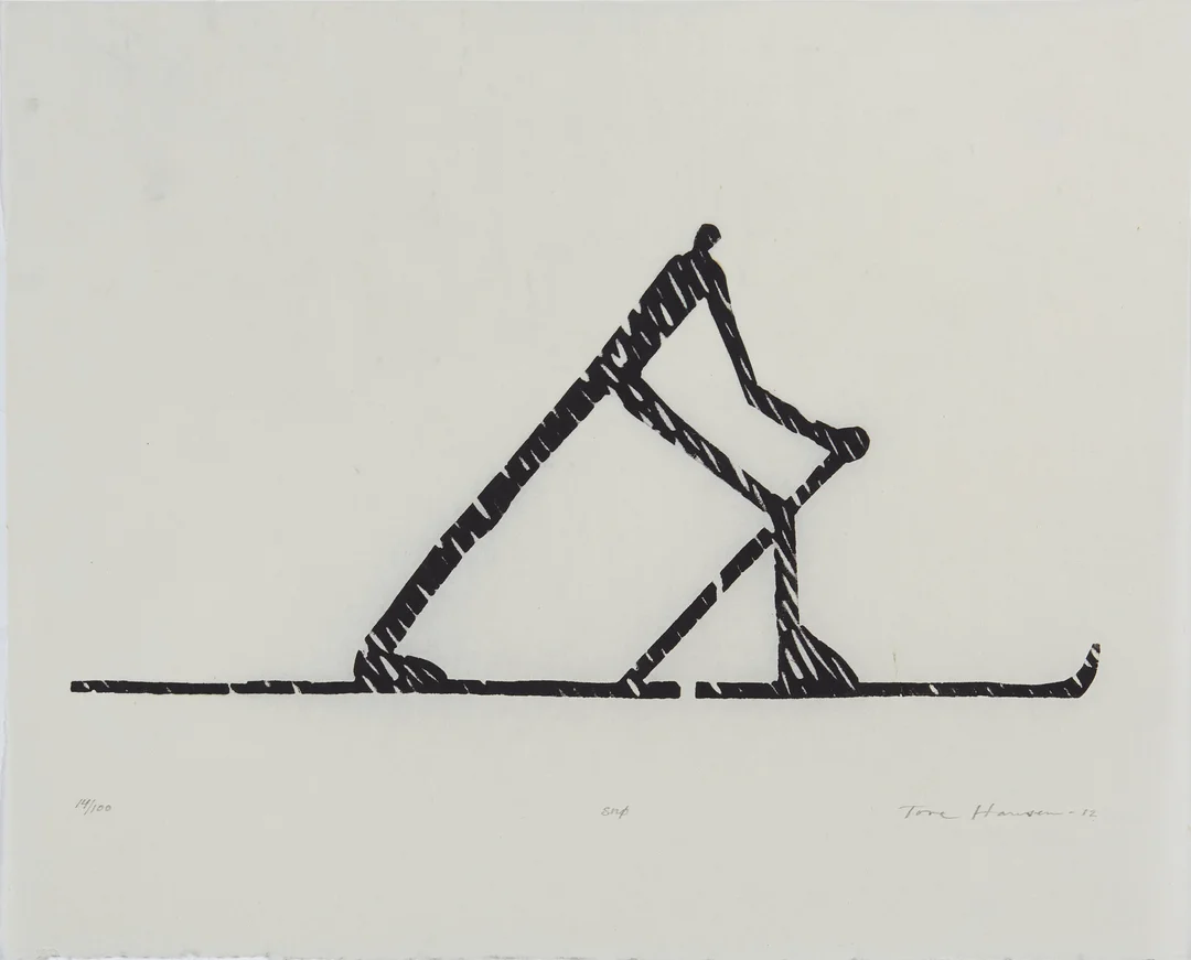 Hansen, Tore — "Snø" 2012 — Kunst/Grafikk — Blomqvist