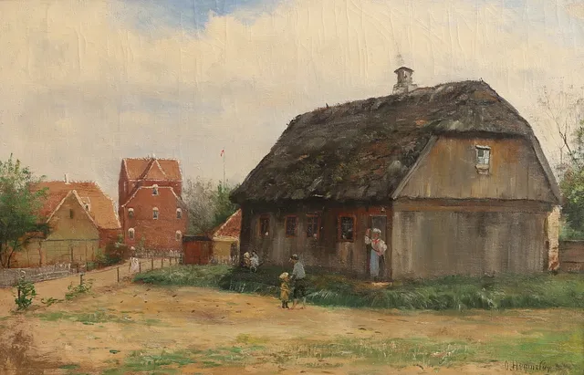 OLOF HERMELIN. Olja på duk, signerad.