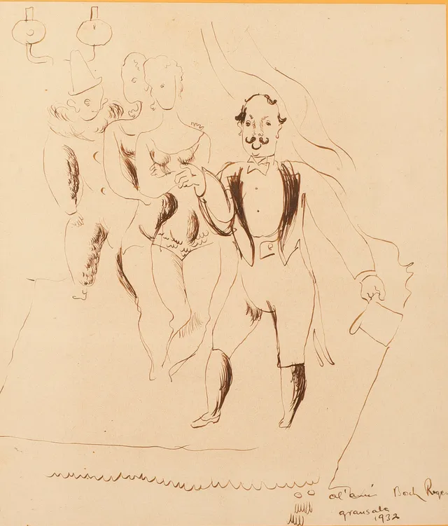 EMILI GRAU SALA (1911–1975). Escena circense.