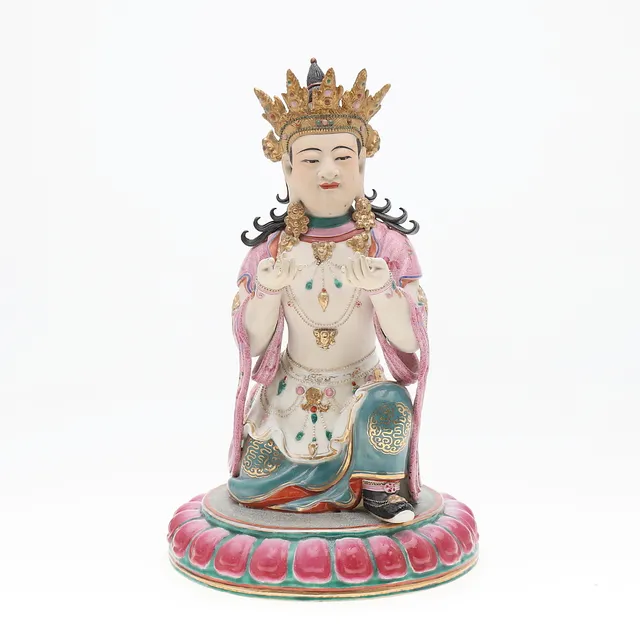 "Divinity", Chinese porcelain sculpture, 20th Century.