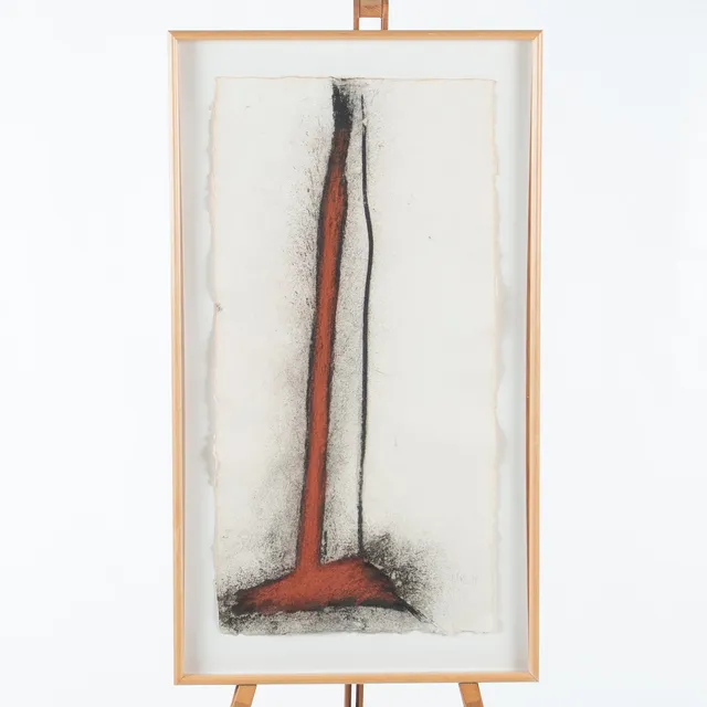 CLAES HAKE. Blandteknik, komposition, signerad.