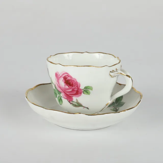 KOPP MED FAT, porslin, Meissen.