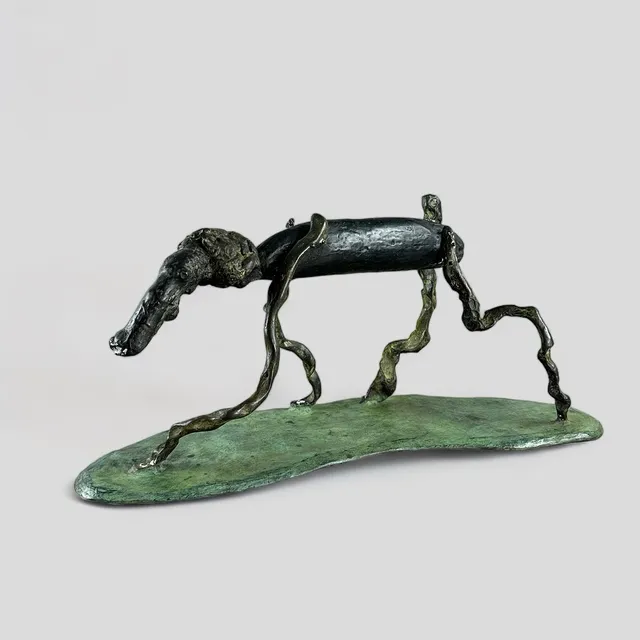 PETER TILLBERG. Skulptur, 5/7, "Lejon" brons, signerad.
