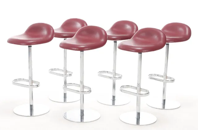 Komplot Design for GUBI. Six barstools, 3D model. (6)