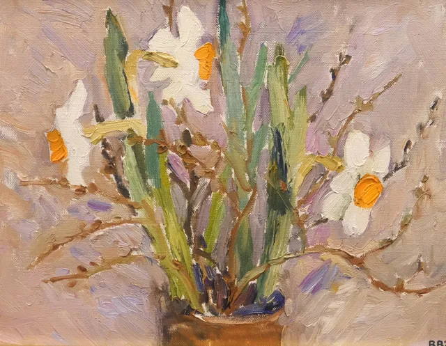 BENTE BJERREGAARD. OLJA PÅ DUK.