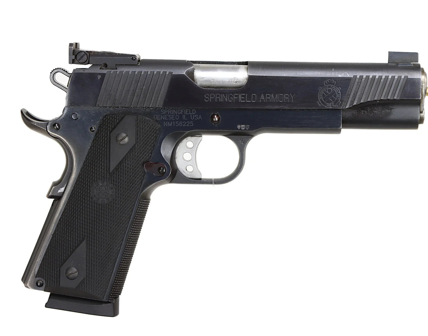 PISTOL, Halvautomatisk, fabrikat Springfield, modell Trophy Match 1911, kaliber .45 ACP, tillv.nr NM156225, se-nr SE0179316. — Pistols — Walter Borg