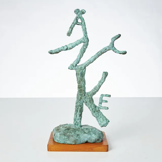 ÅKE PALLARP (1933-2013). "Näcken", Skulptur, brons, monogramsignerad ÅP samt numrerad 3/5.