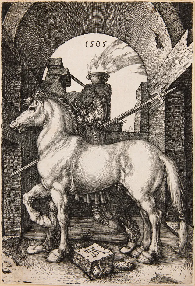 ALBRECHT DÜRER (GERMANY 1471-1528). "The Small Horse".